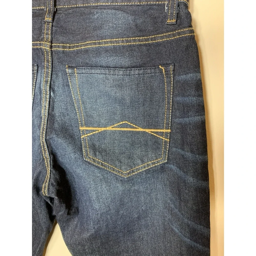 NEW Aeropostale Jeans Women 28X30 Blue Straight Dark Wash Denim 100% Cotton wTAG